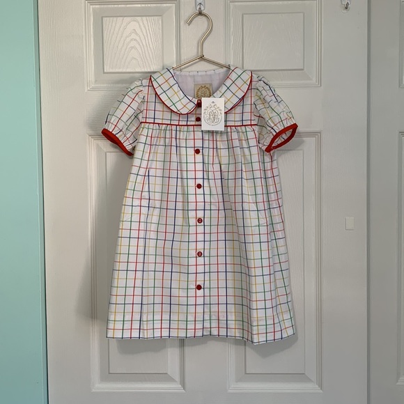 The Beaufort Bonnet Tabitha’s Teacher’s Pet Windowpane Dress - Picture 3 of 7